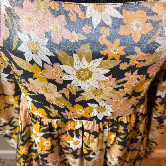 Talulah Floral S Babydoll Dress Silky Boho Style Fairy Core y2k 90’s feminine - Picture 5 of 16